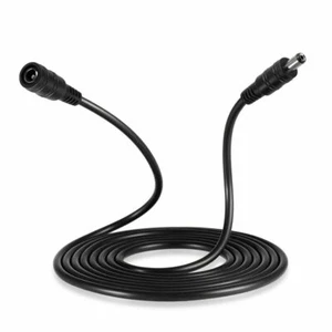 1m/3ft 12v CCTV DC Power Cable Extension Cord Adapter Male/female 5.5mm x 2.1mm - Picture 1 of 10