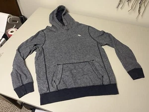 Abercrombie & Fitch Hoodie Sweatshirt Herren M Blau Muscle Fit - Bild 1 von 4