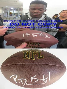 PHILLIP DORSETT,INDIANAPOLIS COLTS,MIAMI,SIGNED,AUTOGRAPHED,NFL FOOTBALL,PROOF - Picture 1 of 2