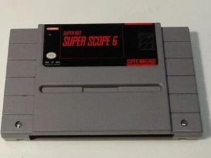 Super NES Super Scope 6 Game - Super Nintendo Game Cartridge - Picture 1 of 3