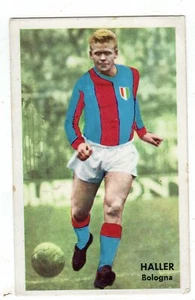 CALCIO FIGURINA CALCIATORI CALCIOGIGANTE VERBANIA BOLOGNA HALLER 1964-65 - Picture 1 of 2