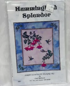 Carol Robinson Applique Quilt Pattern HUMMINGBIRD SPLENDOR 2000 - Picture 1 of 5