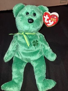 TY Beanie Baby - DUBLIN the Irish Bear (8.5 inch) Excellent Condition - Picture 1 of 7