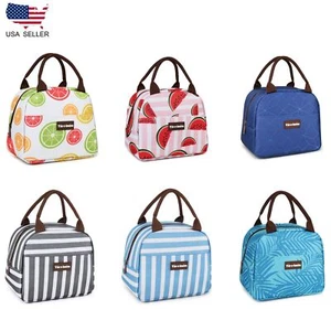 Insulated Lunch Bag Totes Cooler Purse Bento Lunch Box Bag for Women Girl Office - Picture 1 of 43