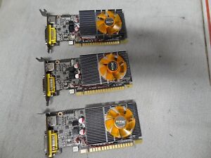 3x ZOTAC GeForce GT610 Video Card 1GB DDR3 PCIe 64-bit HDMI DVI #175