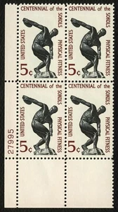 #1262 5c Centennial of the Sokols, Plate Block [27995 LL] **ANY 5=FREE SHIP** - Picture 1 of 1