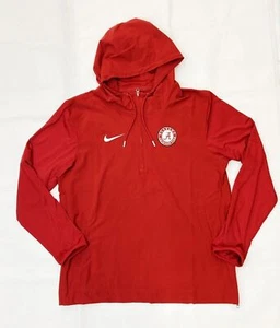 Nike Alabama Crimson Tide 1/4 Zip Hoodie Football Jacket Men's L Maroon DV6757 - Picture 1 of 2