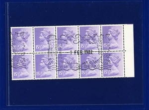 1981 SG X948 151/2p Pale Violet Phos Paper M.Block (10) Windsor Fine Used Poel - Bild 1 von 2