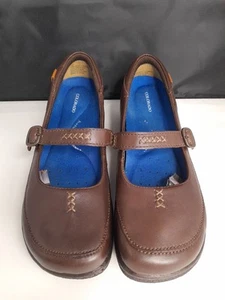 Colorado Size 9 Crisscross Brown Leather Buckle Up Comfort Women's Shoes - Picture 1 of 6
