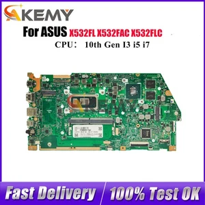 X532FLC Motherboard For ASUS X531F X532F S531F EDP/DIS X531FL Mainboard W/CPU - Picture 1 of 6