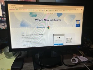 Acer K202HQL Black 19.5 in LED Backlit Widescreen Computer Monitor - Picture 1 of 3