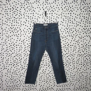 E.L.V. Denim Dark Wash Paneled Sustainable High Rise Jeans 100% Baumwolle Gr. 30 - Bild 1 von 11