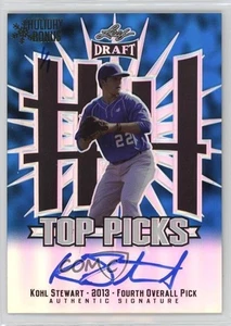 2013 Leaf Metal Draft Top Picks Holiday Bonus 1/1 Kohl Stewart (Blue) Auto - Picture 1 of 3