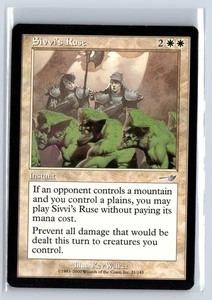 (3x) SIVVI'S RUSE – MTG Magic the Gathering Card – Nemesis – Uncommon - Picture 1 of 6