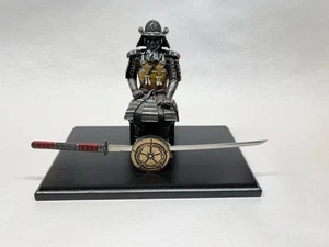 Japanese Samurai Warrior Statue - Desktop Display With Letter Opener. - Picture 1 of 8