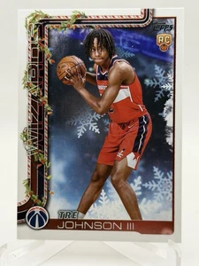 2025-26 Topps Holiday Tre Johnson III SSP Cookie Variation #SSB-TJ Wizards - Bild 1 von 2