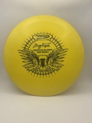 Innova Disc Golf 2008 Yellow Pro Wraith Gregg Hosfeld Grandmaster World Champion - Image 1 of 4