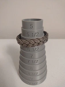 Vintage Taxco Mexico TE-51 Sterlingsilber 925 geflochten geflochten Armreif Armband 40,2 g - Bild 1 von 7