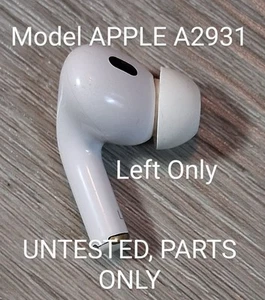 Apple AirPod Pro 2nd Generation *PARTS ONLY UNTESTED* Model A2931 (LEFT SIDE) - Zdjęcie 1 z 7