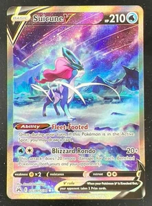2023 Pokemon Sword & Shield Crown Zenith Galarian Gallery #GG38/GG70 Suicune V - Picture 1 of 2