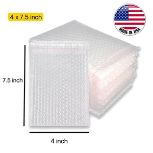 25PCS 4x5.5" Clear Bubble Mailers – Self Seal Packing Bags - Picture 1 of 5