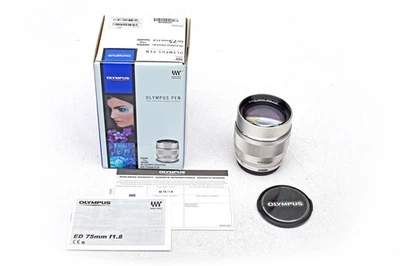 Lente Olympus Pen Zuiko Digital 75 mm f1,8 ED MSC Micro 4/3rds MFT 75/1,8++COMO NUEVA Foto 1 de 4