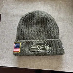 Gorra New Era Gorro Seattle Seahawks Adulto Saludo al Servicio Tejido - Imagen 1 de 3