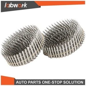 Labwork Stainless Steel Siding Nails 3600 Pack 1-1/4" ×.09" Ring Shank 15 Degree - Picture 1 of 12