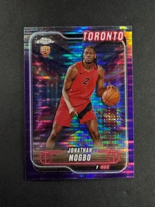 Jonathan Mogbo 2024-25 Topps Chrome Purple Sonar /275 Rookie RC #194 - Bild 1 von 3