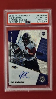 J.K. DOBBINS 2020 PININI MOSAIC AUTO GEM MT 10 - Image 1 of 2