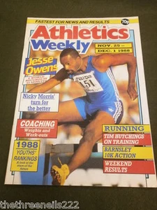 ATHLETICS WEEKLY - JESSE OWENS - NOV 25 1988 - Picture 1 of 1