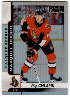 2017-18 O-Pee-Chee Platinum Rainbow Filip Chlapik Rookie #159 Ottawa Senators - Image 1 of 2