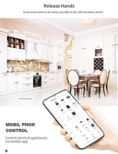 Smart plug with energy monitoring and voice control for shared devices - Picture 1 of 6