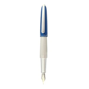 Diplomat Pen,Füllfederhalter,Fountain Pen,Aero in blau-Silber,Aluminium,M - Bild 1 von 3
