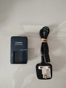 Cargador de batería Canon CB-2LVE G + cable de alimentación del Reino Unido para NB-41 - probado - Imagen 1 de 2