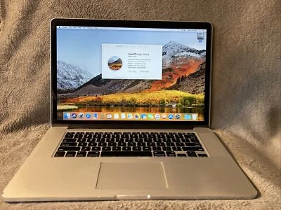 Mediados de 2015 Apple Macbook Pro 15" Retina MJLT2LL/A 2,5 GHz i7 16 GB RAM 500 GB SSD Foto 1 de 4