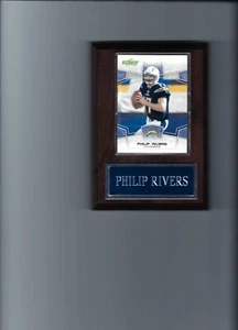 PHILIP RIVERS PLAQUE SAN DIEGO CHARGERS FOOTBALL NFL C6 - Picture 1 of 1
