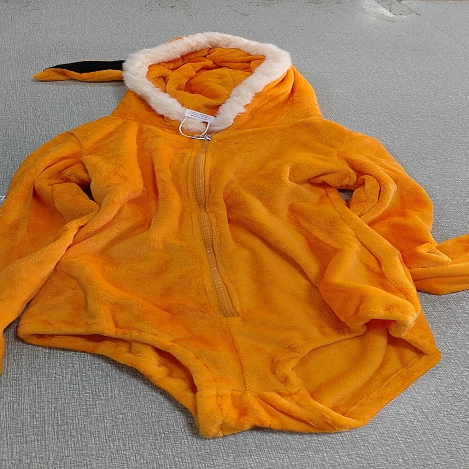 Body naranja con capucha con calcetines y cinturón Foto 1 de 1