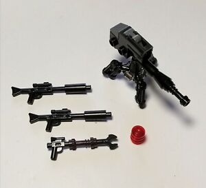 LEGO® Star Wars 4 LEGO Waffen, Gewehr, Sniper Rifle, Maschinengewehr
