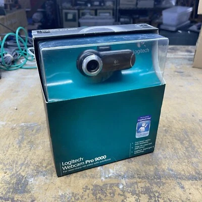 Logitech QuickCam Pro 9000 HD 2 Megapixel Webcam With Autofocus New Sealed - Image 1 of 3