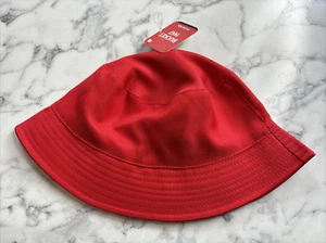 New KBW Red Bucket Hat Women's One Size Fits All OS 91154 - Picture 1 of 6