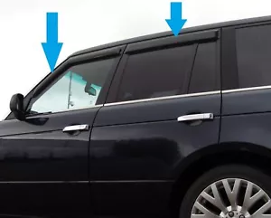 Fenster Wind/Regen Abweiser getönt geräuchert Kit für Range Rover L322 2002-12 Mode - Bild 1 von 4