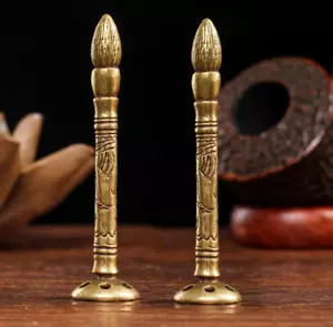 New Creative Pure Brass Tobacco Pipe Tamper Copper Cigar Pipe Cleaning Tools - Picture 1 of 8