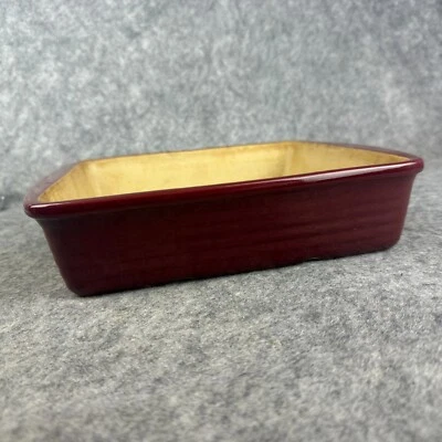 Pampered Chef Family Heritage Stoneware Cranberry 10x10 Baking New Traditions - Image 1 of 4