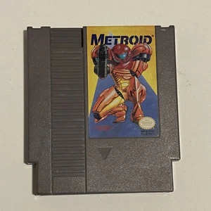 Metroid Yellow Label NINTENDO NES AUTHENTIC - Picture 1 of 2