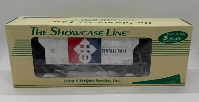 SHOWCASE LINE S HELPER SERVICE PS-2 CSX (CENTRAL SOYA) #1 HOPPER CAR - Image 1 of 4
