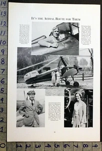 1931 AVIATION LONG ISLAND CLUB DAVID VERNON SHAW KENNEDY AVIATOR SAUNDERS 32237 - Foto 1 di 1