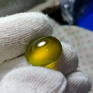 21,50 Karat natürlicher solarer Idocrase Cabochon loser Edelstein aus Afghanistan - Bild 1 von 9