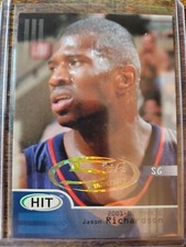 2002 SAGE HIT Jason Richardson 5th Anniversary SP #38 Golden State Warriors