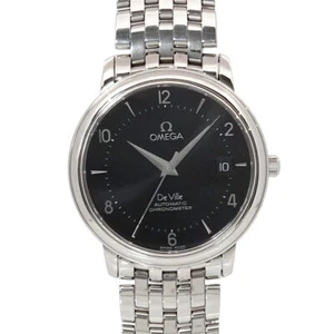 Omega De Ville Prestige 4512 50 Automatik schwarzes Zifferblatt Herrenuhr 90275174 - Bild 1 von 6